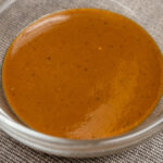 Gyerekbarát moustardoméli mustáros édes szósz üvegtálban